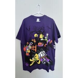 NEW DCL 2024 Halloween High Seas Mickey & Friends Embroidered T-Shirt (Large)